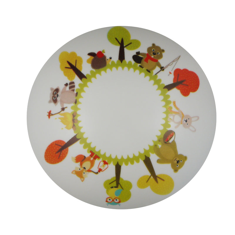 Ceiling bowl funny forest animals