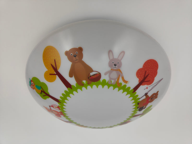 Ceiling bowl funny forest animals