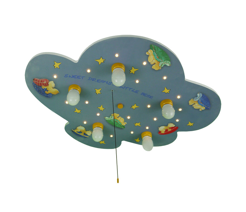 Ceiling lamp cloud bear &