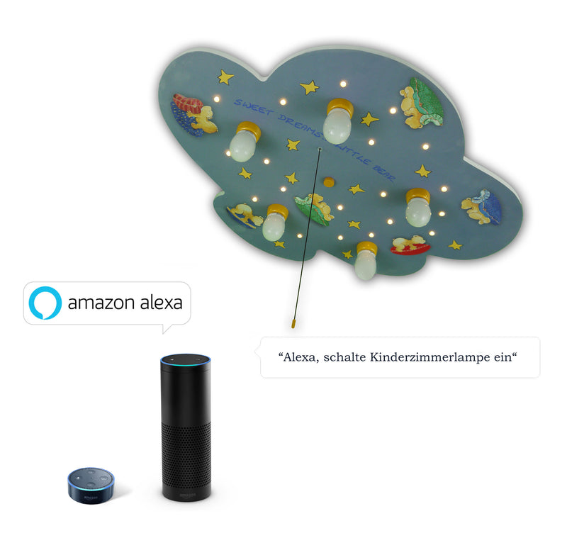 Kattovalaisin pilvikarhu "Amazon Alexa yhteensopiva"