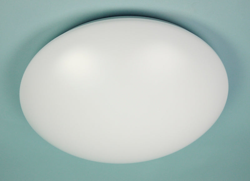 Ceiling bowl plastic, opal white 29 cm