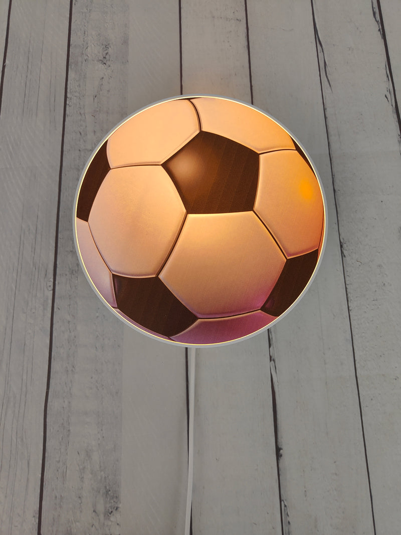 Wall lamp football