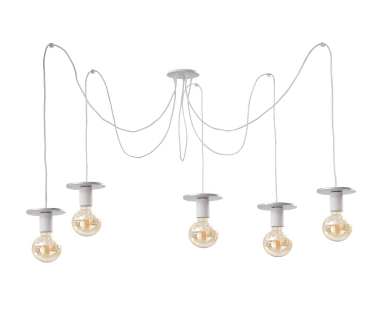 Keter Lighting Saturn 5L pendants E27 H 180.0cm