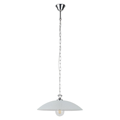 Alabama Pendant Lamp 1xE27 Max.60W Satin/White