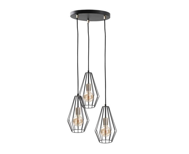 Keter Lighting Lex 3L pendants E27 H 120.0cm