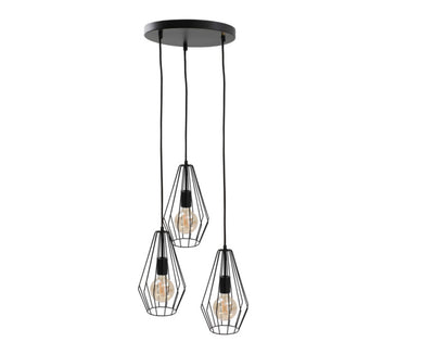 Keter Lighting Lex 3L pendants E27 H 120.0cm