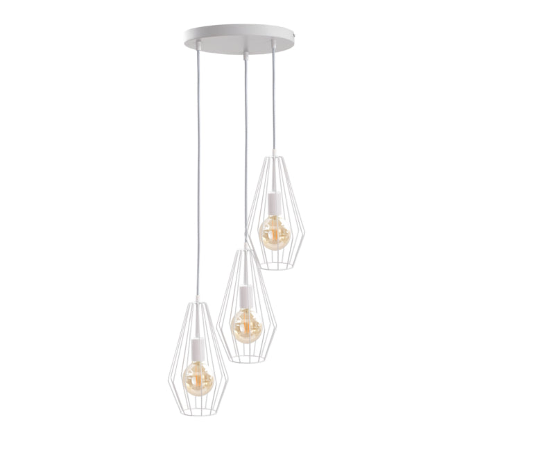 Keter Lighting Lex 3L pendants E27 H 120.0cm