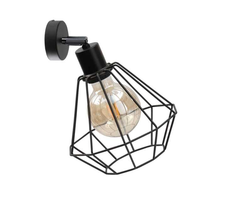 Keter Lighting Foskal 1L wall sconce lamp E27 H 25.0cm