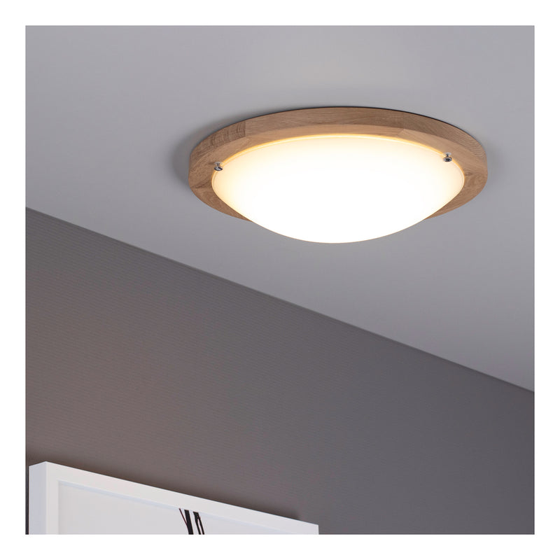 Frida Ceiling Lamp 1xLED Integrated 13W Oiled Oak/White