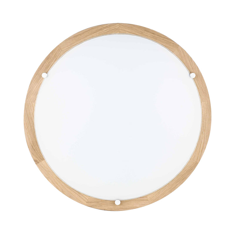 Frida Ceiling Lamp 2xE27 Max.40W Oiled Oak/White