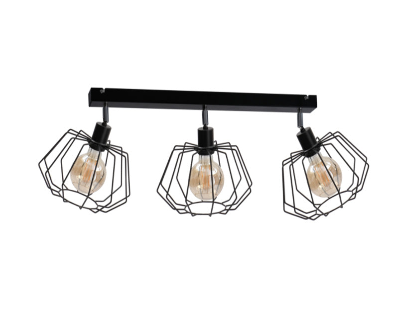 Keter Lighting Luna 3L monorail lighting E27 H 35.0cm