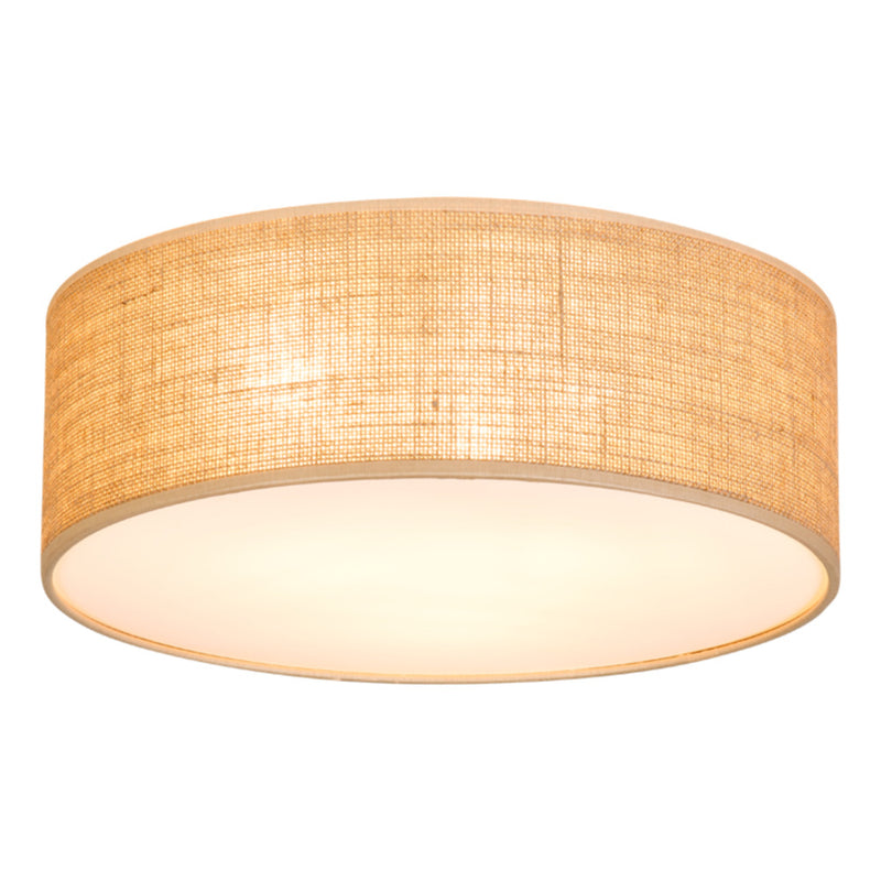 Jute Ceiling Lamp 3xE27 Max.25W White/Beige