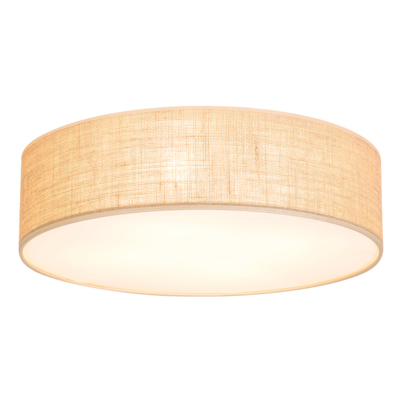 Jute Ceiling Lamp 3xE27 Max.25W White/Beige