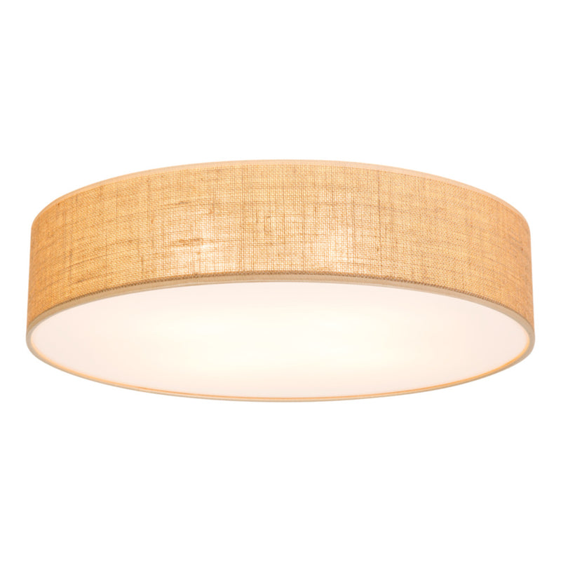 Jute Ceiling Lamp 3xE27 Max.25W White/Beige