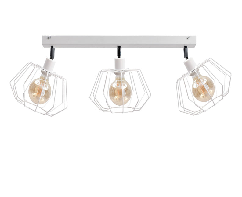 Keter Lighting Luna 3L monorail lighting E27 H 35.0cm