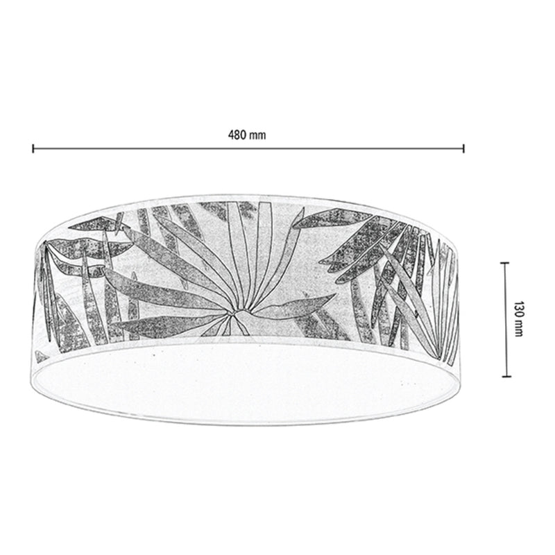 Lampada da soffitto Britop Lighting Hoja da incasso E27, D 38-58 cm