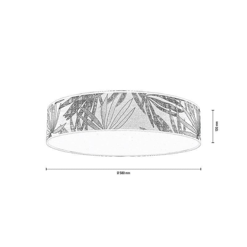 Britop Lighting Hoja plafondinbouwlamp E27, D 38-58cm