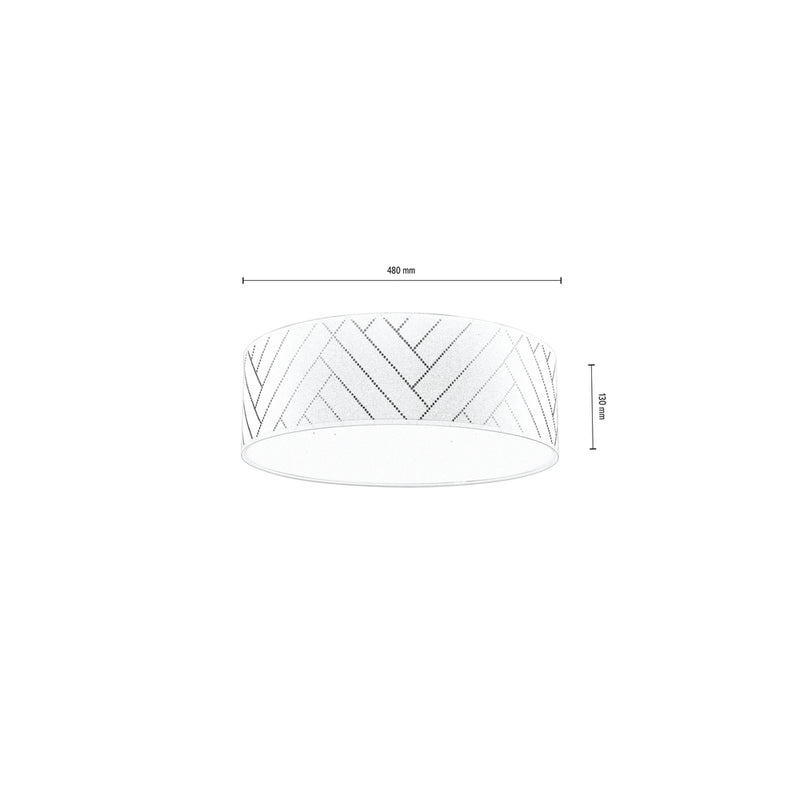 Punto Ceiling Lamp 3xE27 Max.25W Multicolor/White