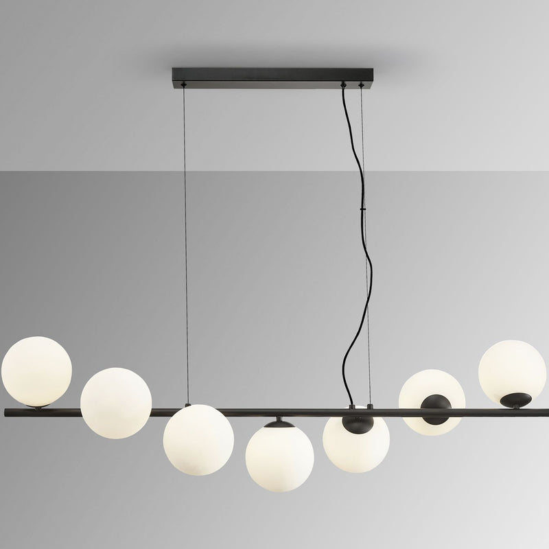 Schuller Inoa 7L linear suspension ceiling lamp G9 W 120cm