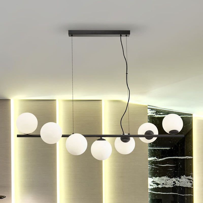 Schuller Inoa 7L linear suspension ceiling lamp G9 W 120cm