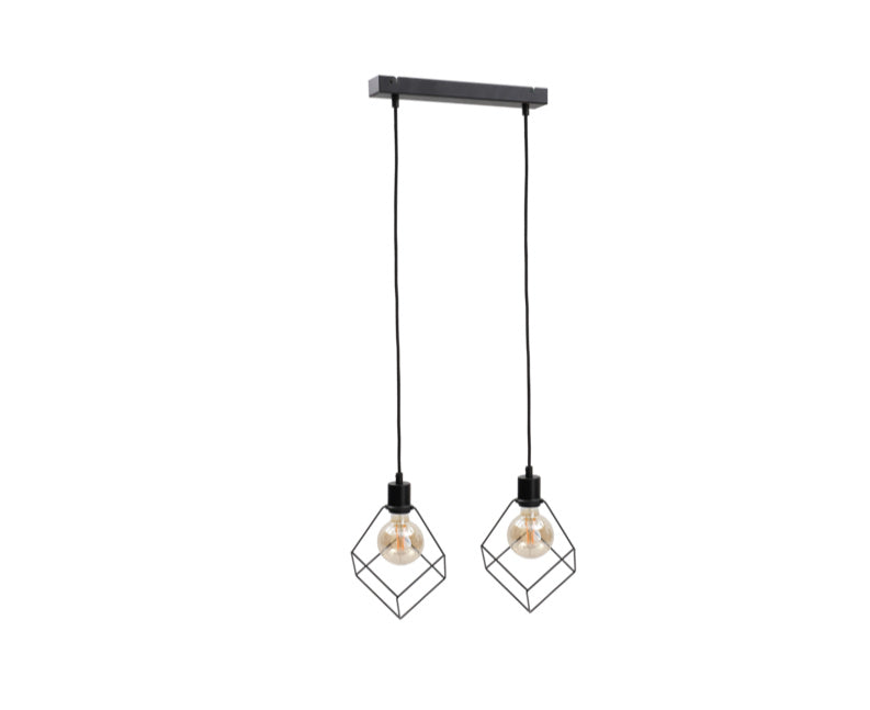 Keter Lighting Ruben 2L linear suspension E27 H 120.0cm