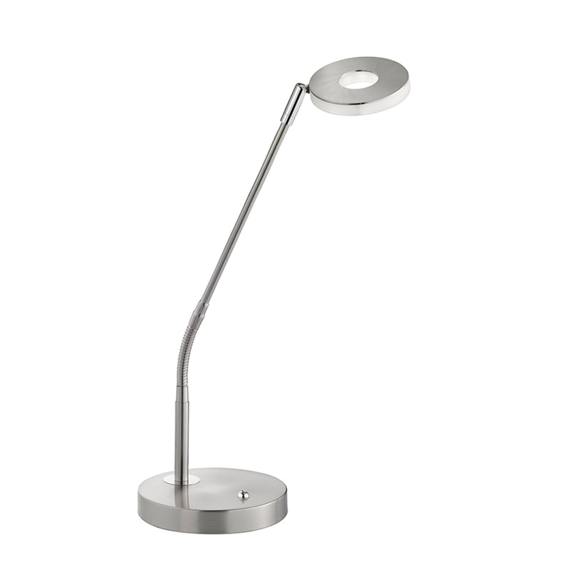 Fischer & Honsel Dent Lámpara de escritorio de mesa 1L Al. 60 cm, LED