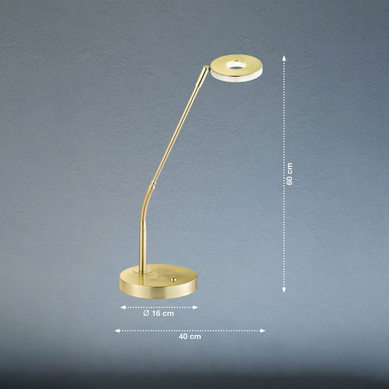 Fischer & Honsel Dent 1L tafelbureaulamp H 60cm, LED