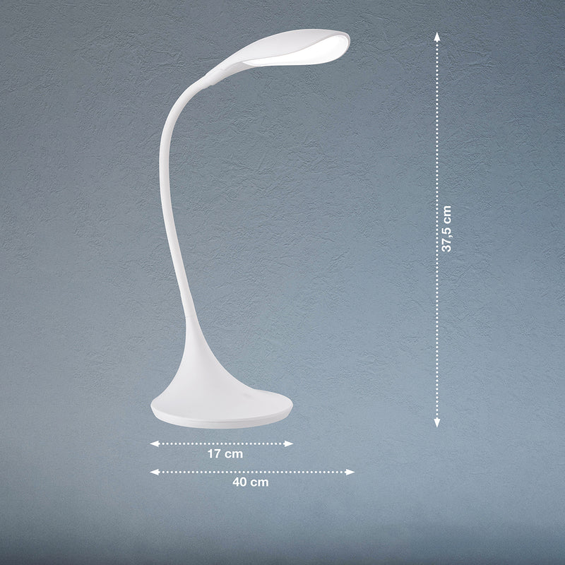 Fischer & Honsel Nil 1L table desk lamp H 37.5cm LED