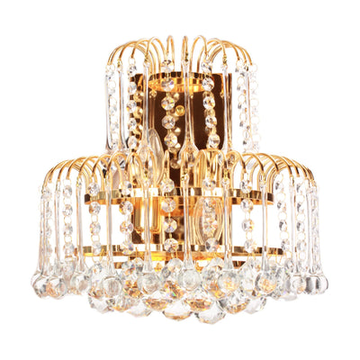 Grenada Wall lamp 2xE14 40W Gold / Transparent