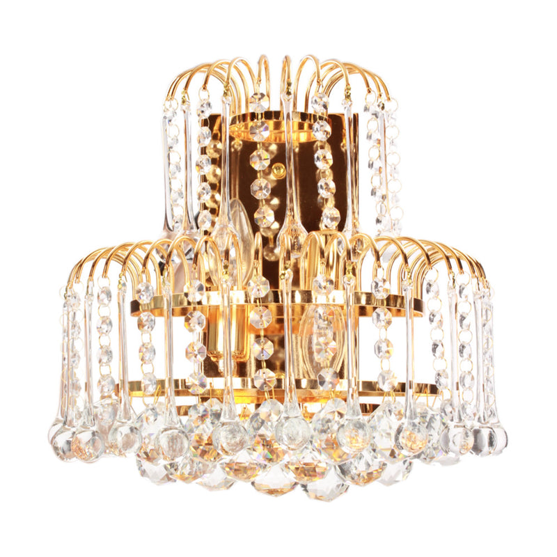 Grenada Wall lamp 2xE14 40W Gold / Transparent