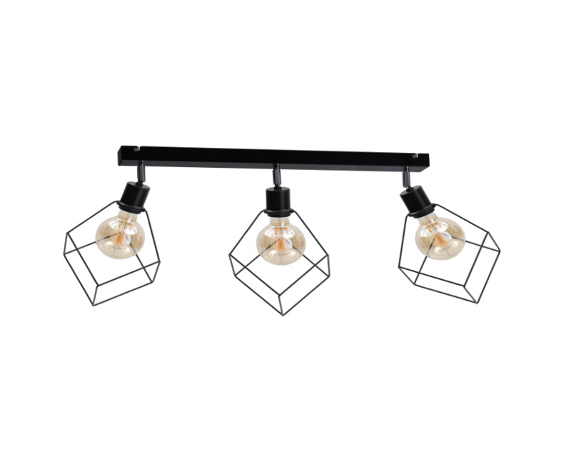 Keter Lighting Ruben 3L monorail lighting E27 H 35.0cm