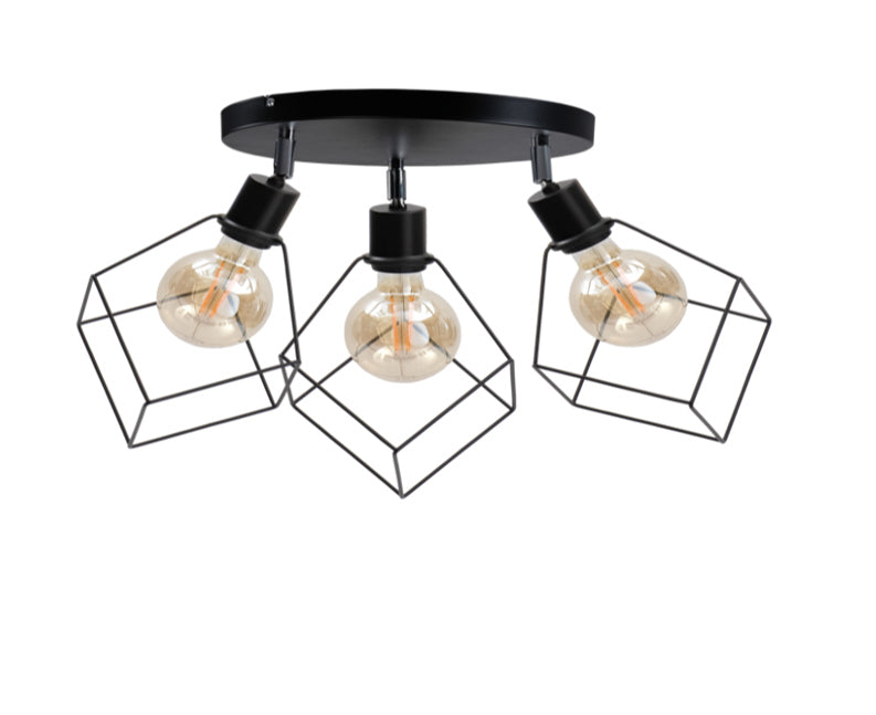 Keter Lighting Ruben 3L ceiling lamps E27 H 35.0cm