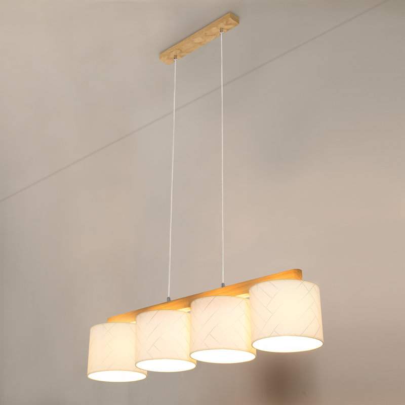 Britop Lighting Punto 4L lineare Hänge-Deckenleuchte E27, B 80 cm