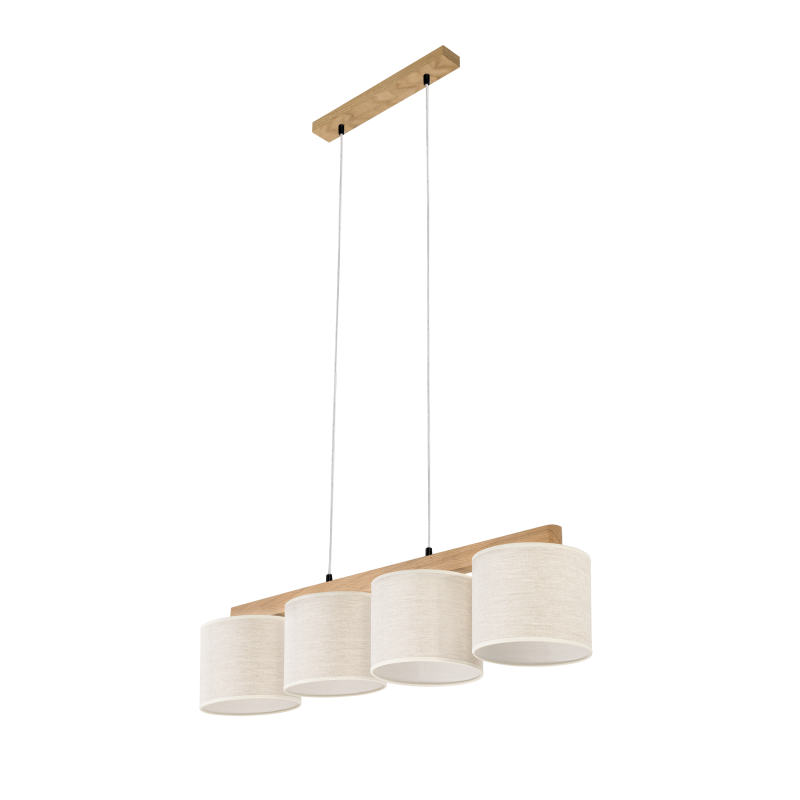 Britop Lighting Boho 4L lineær ophængt loftslampe E27, B 80cm