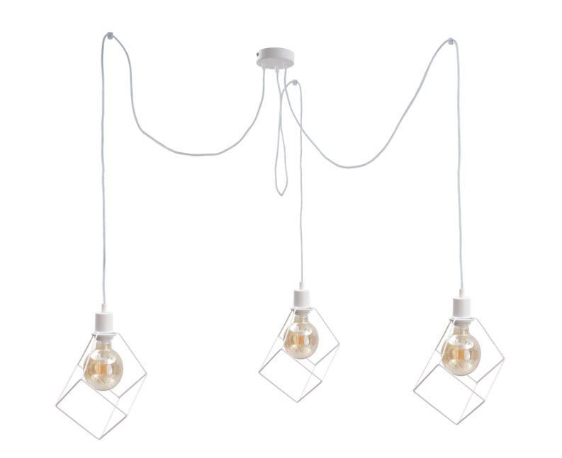 Keter Lighting Ruben 3L pendants E27 H 180.0cm