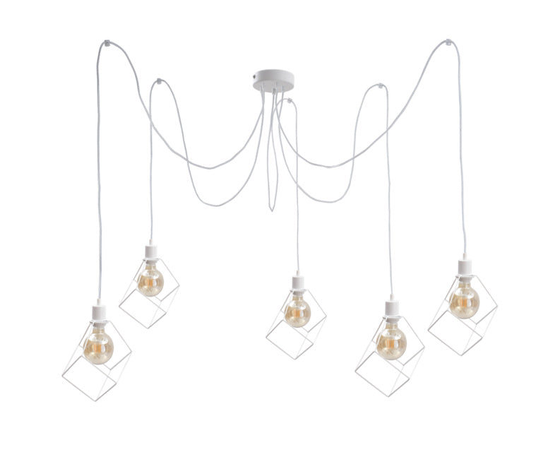 Keter Lighting Ruben 5L pendants E27 H 180.0cm
