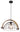 Ceiling pendant lamp Globo Lighting Netty metal black E27