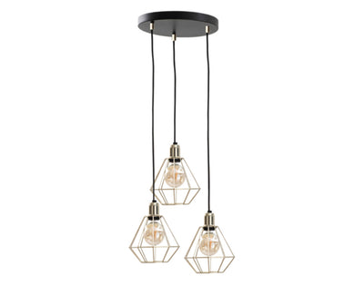 Keter Lighting Como 3L pendant lamp E27 H 120.0cm