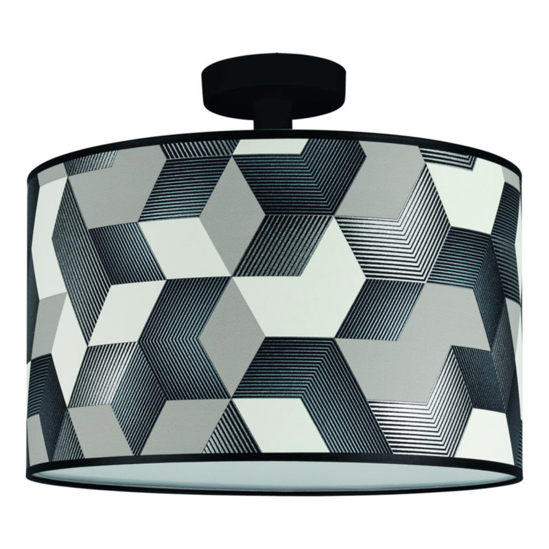 Espacio Ceiling Lamp 1xE27 Max.60W Black/Multicolor