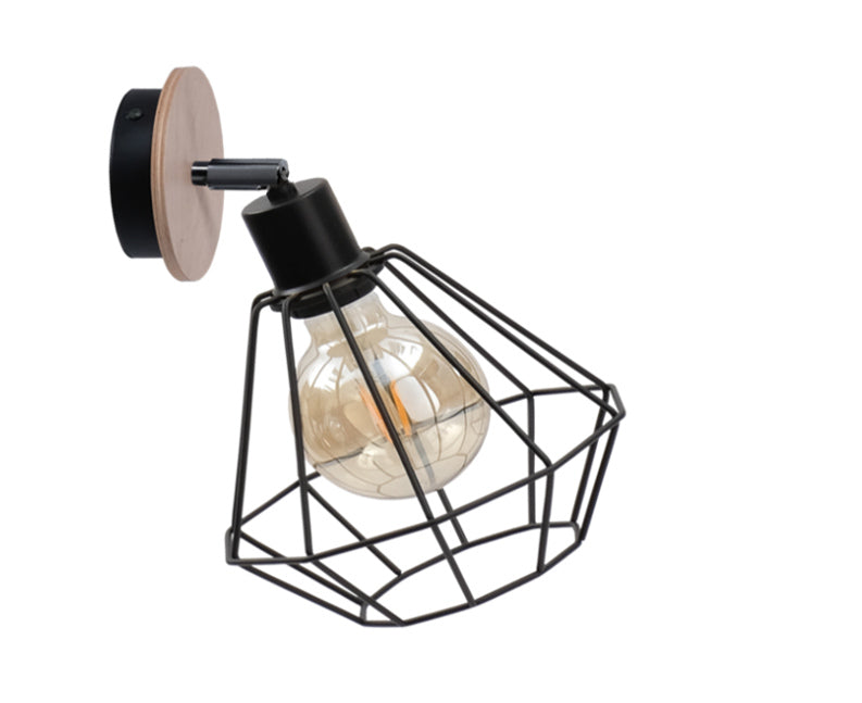 Keter Lighting Atwood 1L wall sconce lamp E27 H 25.0cm