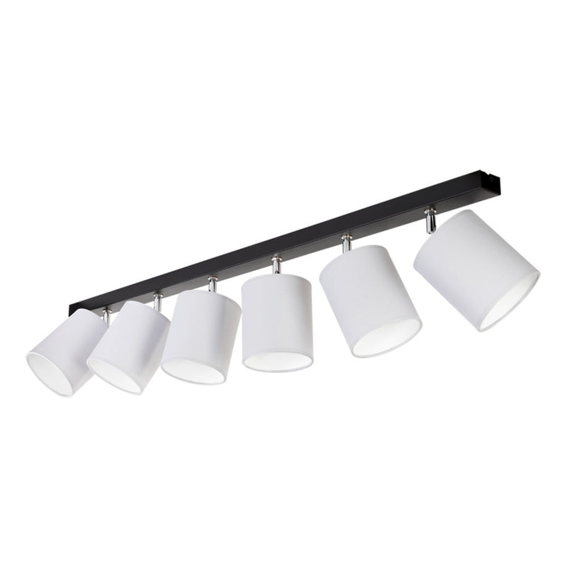 Aprillia Ceiling Lamp 6xE27 Max.25W Black/Chrome/Gray