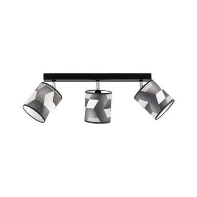 Espacio Ceiling Lamp 2xE27 Max.25W Black/Multicolor