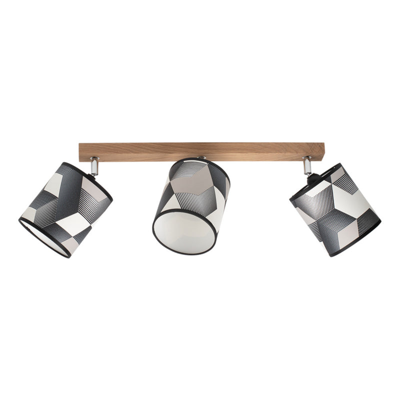 Espacio Ceiling Lamp 4xE27 Max.25W Black/Multicolor