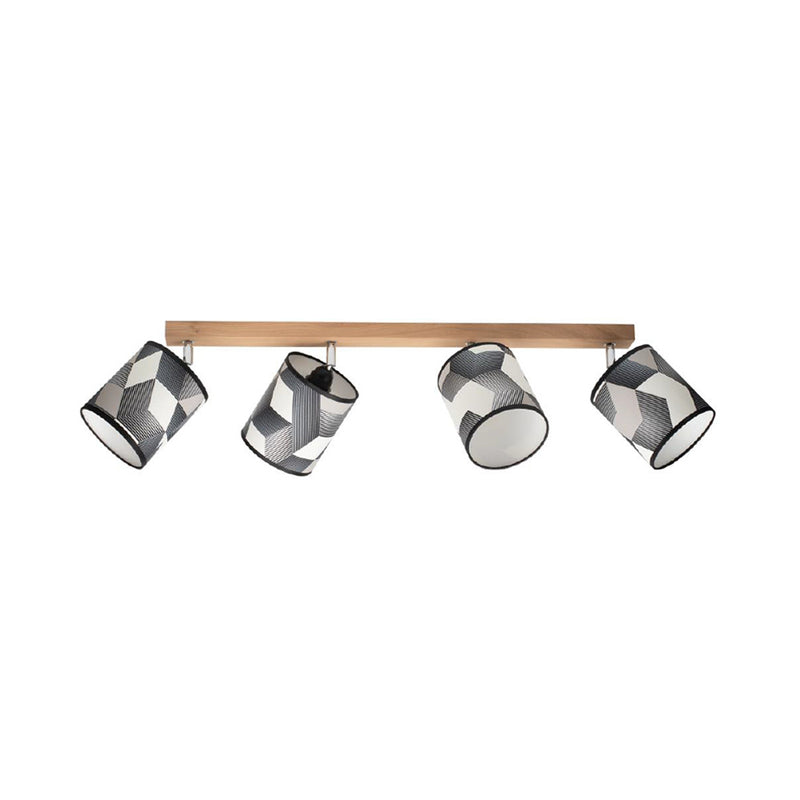 Espacio Ceiling Lamp 6xE27 Max. 25W Black/Multicolor