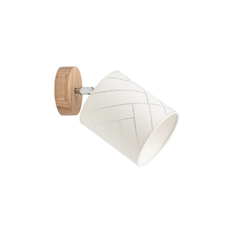 Punto Wall Lamp 1xE27 Max.25W Oiled Oak/Multicolor