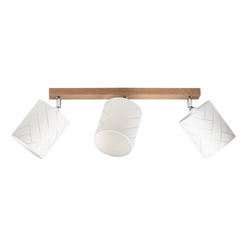 Punto Ceiling Lamp  3xE27 Max.25W Oiled Oak/Multicolor