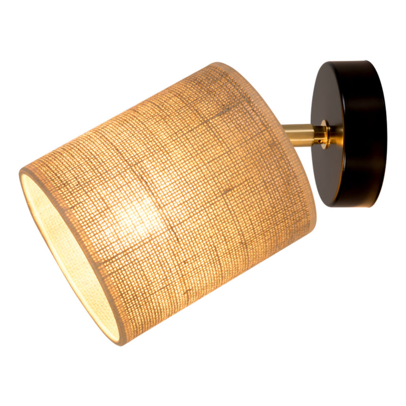 Jute Ceiling Lamp 3xE27 Max.25W Black/Beige