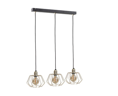 Keter Lighting Laya 3L linear suspension E27 H 120.0cm