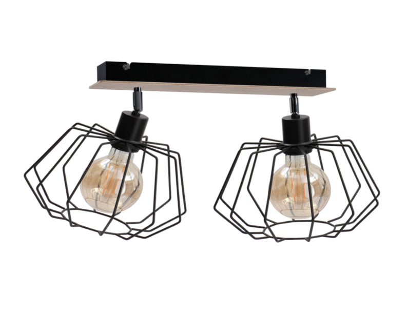 Keter Lighting Soho 2L ceiling lamp E27 H 35.0cm