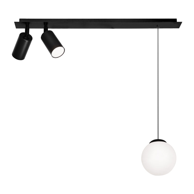 Kaja Albio 3L monorail ceiling lamp GU10 / E14 H 85.0cm